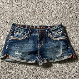 Rock Revival Lillian Shorts (Size 27)